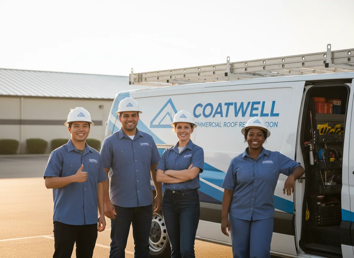 Commercial roof coating company in Clyde, MO
